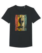 Aliens Don't Believe In You Either Tricou mânecă scurtă guler larg Bărbat Skater