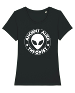 Ancient Alien Theorist Tricou mânecă scurtă guler larg fitted Damă Expresser