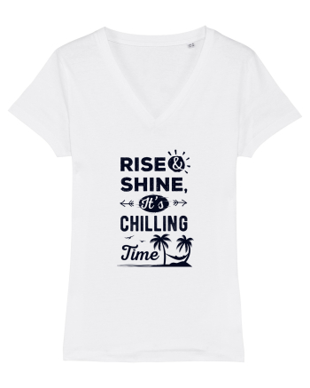 Rise And Shine It's Chilling Time White