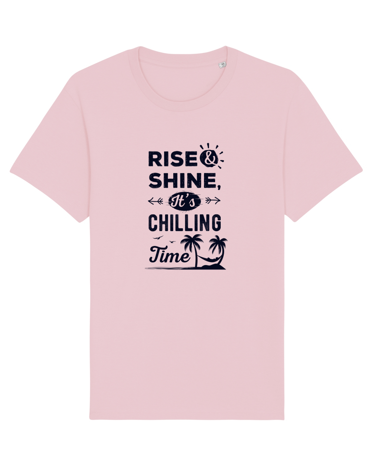 Tricou mânecă scurtă Unisex Rocker Cotton Pink