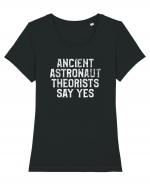 Ancient Astronaut Theorists Tricou mânecă scurtă guler larg fitted Damă Expresser