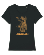 Anunnaki  Tricou mânecă scurtă guler larg fitted Damă Expresser