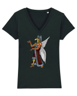 Anunnaki  Tricou mânecă scurtă guler V Damă Evoker
