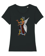 Anunnaki  Tricou mânecă scurtă guler larg fitted Damă Expresser