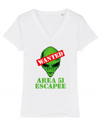 Area 51 Escapee Wanted White