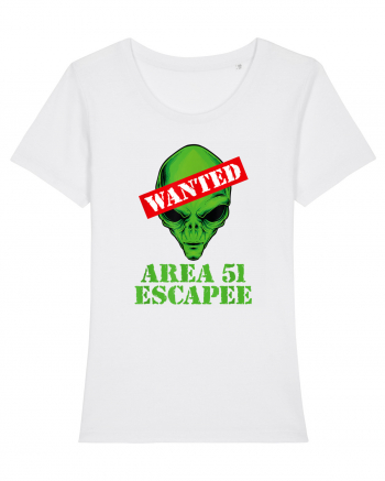 Area 51 Escapee Wanted White