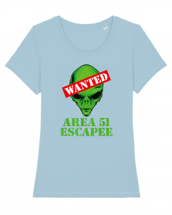Area 51 Escapee Wanted Sky Blue