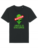 Area 51 Escapee Wanted Tricou mânecă scurtă Unisex Rocker