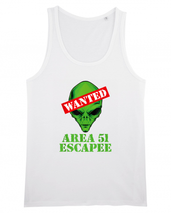 Area 51 Escapee Wanted White