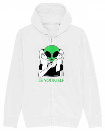 Be Yourself Alien Mask White