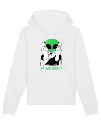 Be Yourself Alien Mask White