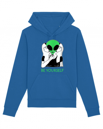 Be Yourself Alien Mask Royal Blue