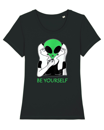 Be Yourself Alien Mask Black