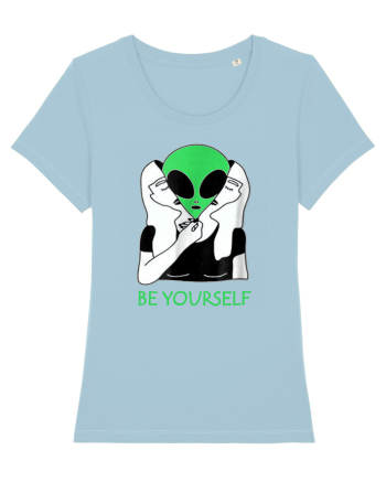 Be Yourself Alien Mask Sky Blue