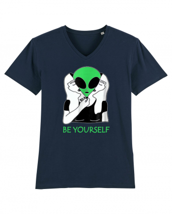 Be Yourself Alien Mask French Navy