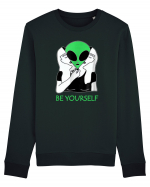 Be Yourself Alien Mask Bluză mânecă lungă Unisex Rise