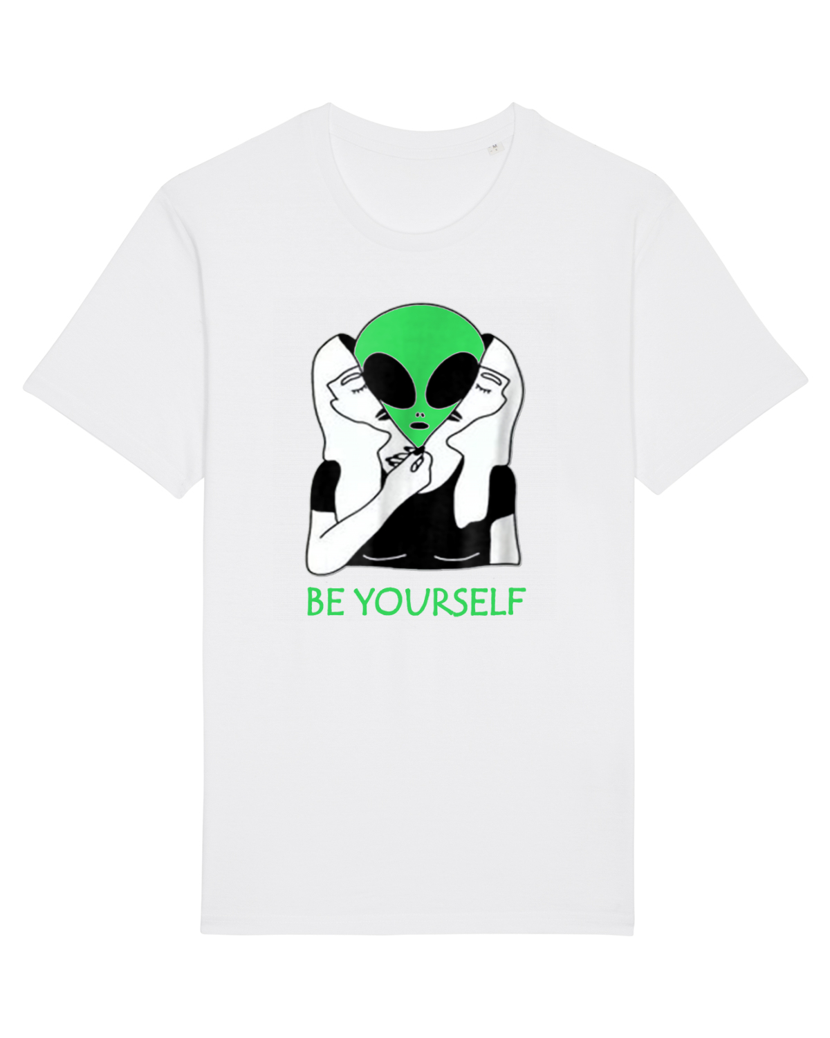 Tricou mânecă scurtă Unisex Rocker White