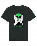 Be Yourself Alien Mask Tricou mânecă scurtă Unisex Rocker