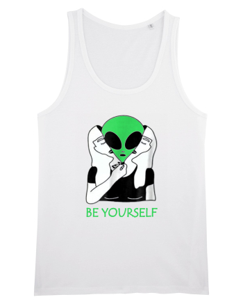 Be Yourself Alien Mask White