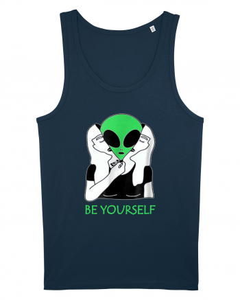 Be Yourself Alien Mask Navy
