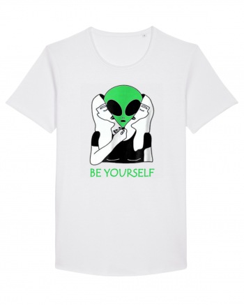 Be Yourself Alien Mask White