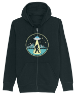 Bigfoot Abduction Vintage Sasquatch Hanorac cu fermoar Unisex Connector