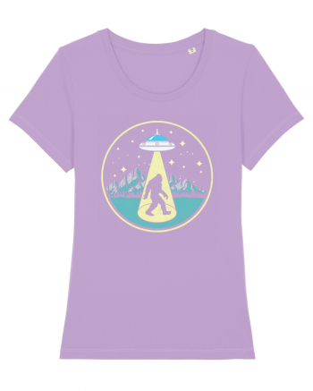 Bigfoot Abduction Vintage Sasquatch Lavender Dawn