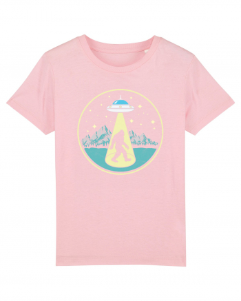 Bigfoot Abduction Vintage Sasquatch Cotton Pink