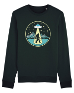 Bigfoot Abduction Vintage Sasquatch Bluză mânecă lungă Unisex Rise