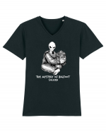 Bigfoot Mystery Of Alien UFO Tricou mânecă scurtă guler V Bărbat Presenter