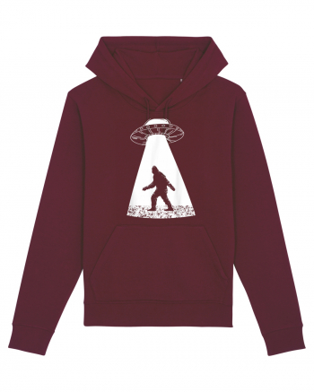 Bigfoot UFO Abduction Burgundy