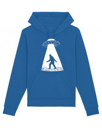 Bigfoot UFO Abduction Royal Blue