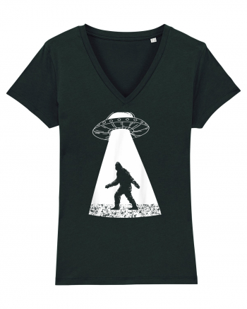 Bigfoot UFO Abduction Black