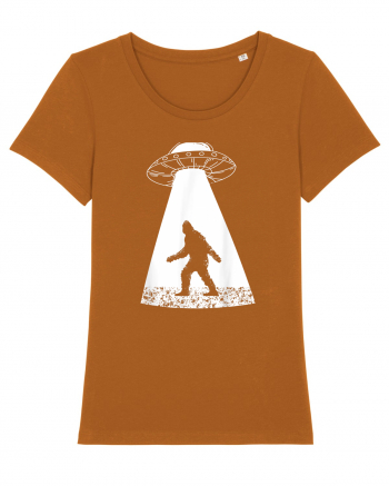 Bigfoot UFO Abduction Roasted Orange