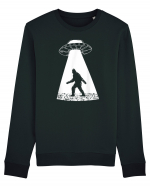 Bigfoot UFO Abduction Bluză mânecă lungă Unisex Rise