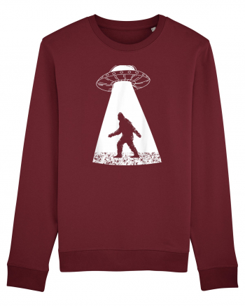 Bigfoot UFO Abduction Burgundy