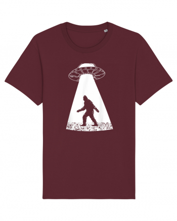 Bigfoot UFO Abduction Burgundy