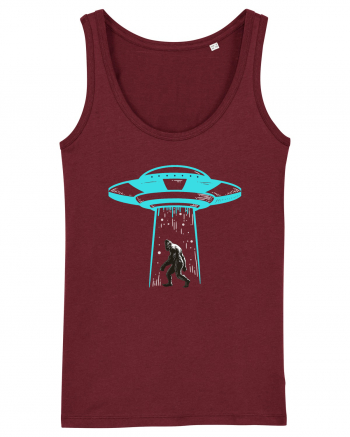 Bigfoot UFO Abduction Burgundy