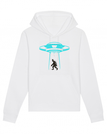 Bigfoot UFO Abduction White