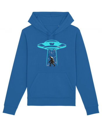 Bigfoot UFO Abduction Royal Blue