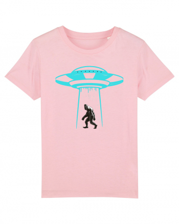 Bigfoot UFO Abduction Cotton Pink