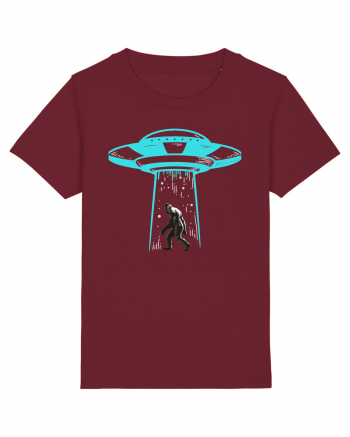 Bigfoot UFO Abduction Burgundy