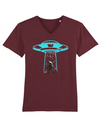 Bigfoot UFO Abduction Burgundy