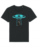 Bigfoot UFO Abduction Tricou mânecă scurtă Unisex Rocker