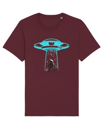 Bigfoot UFO Abduction Burgundy