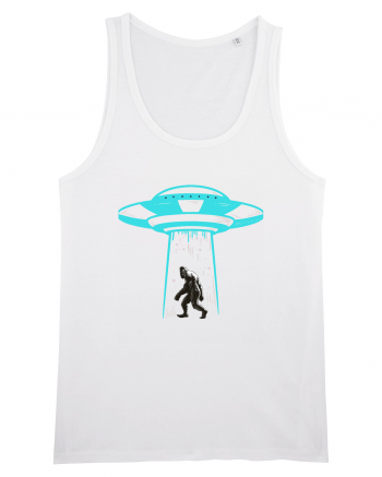 Bigfoot UFO Abduction White