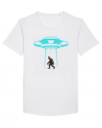 Bigfoot UFO Abduction White