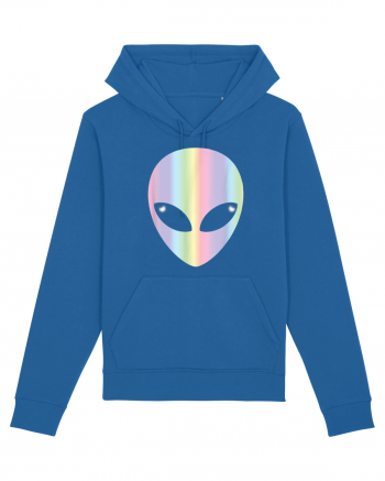 Colourful Alien Head Royal Blue