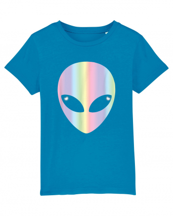 Colourful Alien Head Azur