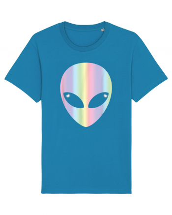 Colourful Alien Head Azur